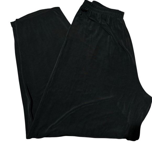 Other - A touch of Class clothing women’s travelers black pants straight leg size L